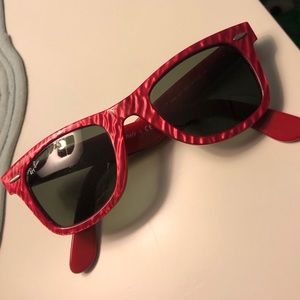Red Ray Bans